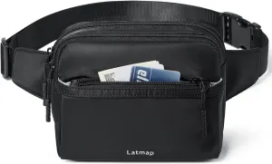 3L Fanny Packs Belt Bag for Women Small Everywhere Crossbody Bag Waist Bag Faux Leather Sling Chest Bag Purse