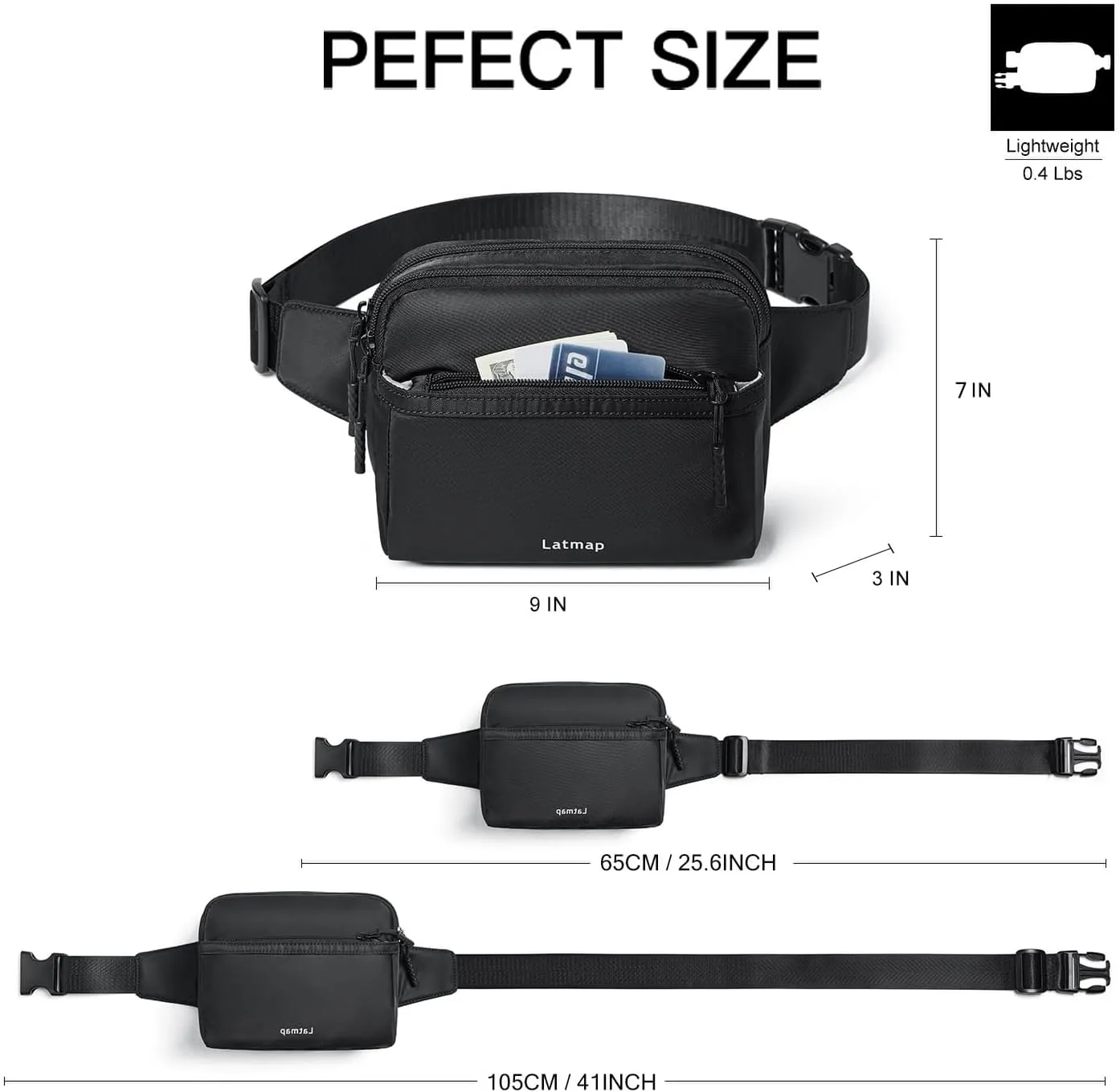 3L Fanny Packs Belt Bag for Women Small Everywhere Crossbody Bag Waist Bag Faux Leather Sling Chest Bag Purse