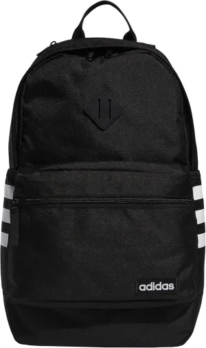 adidas Classic 3S Backpacks, Black/WhiteTest, One Size