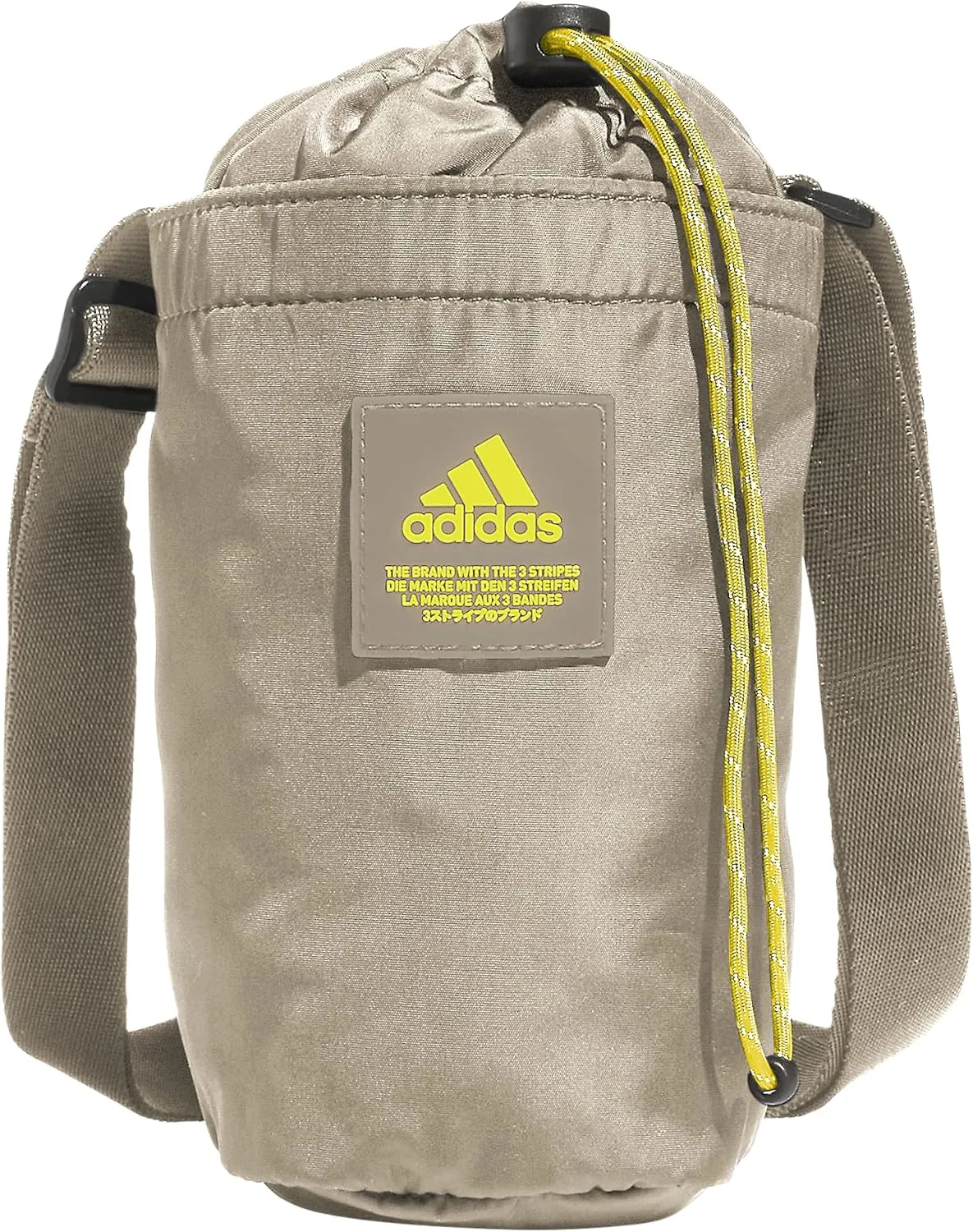 adidas Hydration Crossbody Bag 2.0, Wonder Beige/Lucid Lemon Yellow