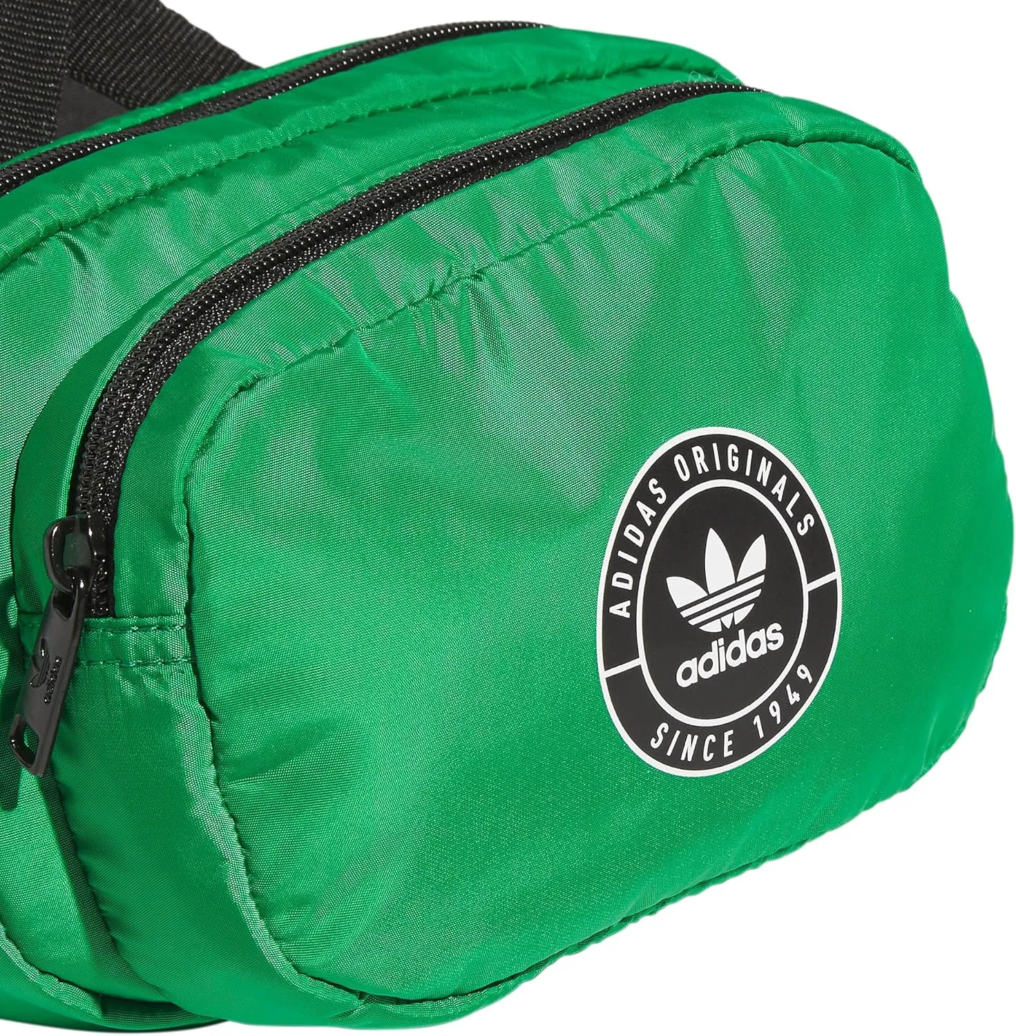 adidas Originals Sport Waist Pack/Travel and Festival Bag, Green/Black, One Size