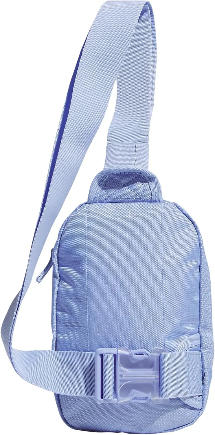 adidas Prime Mini Sling Crossbody Bag, Small Size for Festivals and Travel, Blue Spark, OSFA