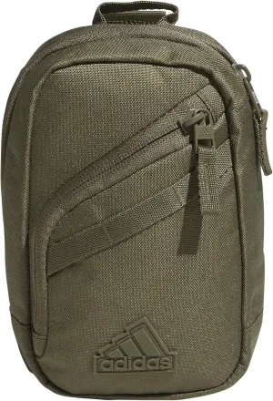 adidas Prime Mini Sling Crossbody Bag, Small Size for Festivals and Travel, Olive Strata Green, OSFA