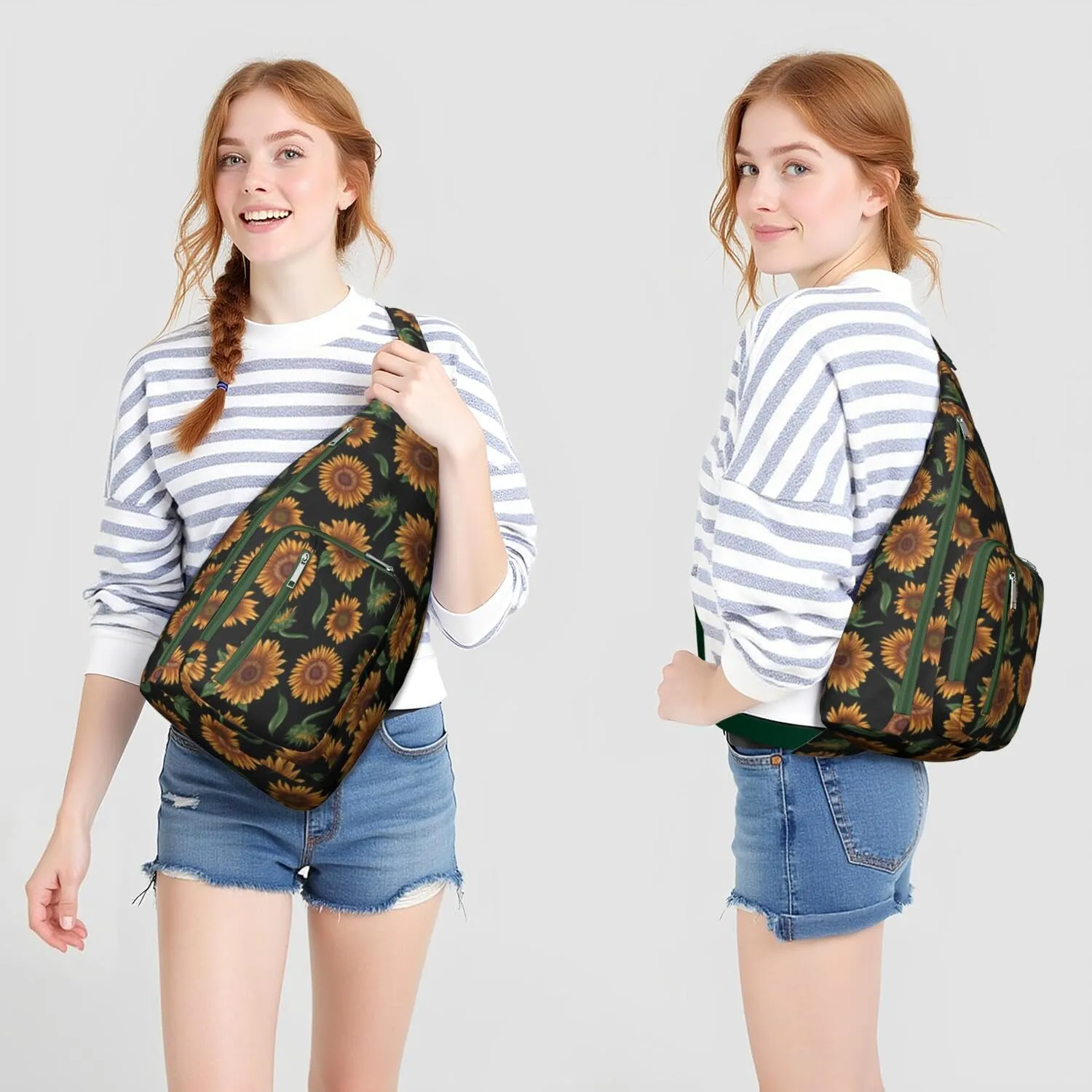 Adjustable Strap Crossbody for Women, Lightweight & Stylish Floral Design