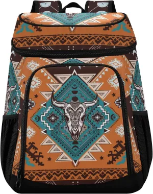 ALAZA Cooler Backpack Reusable Insulated Lunch Bag with Adjustable Shoulder Strap for Women Men Picnic Work College Hiking Camping Office Beach