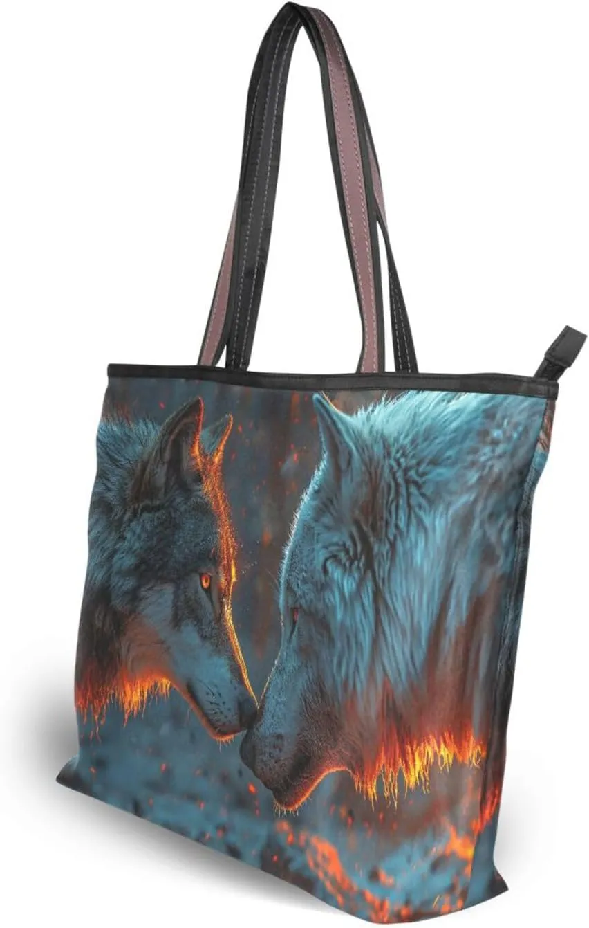 ALAZA Vintage Rose Floral Women Tote Bag Handbag Large Capacity Shoulder Bags