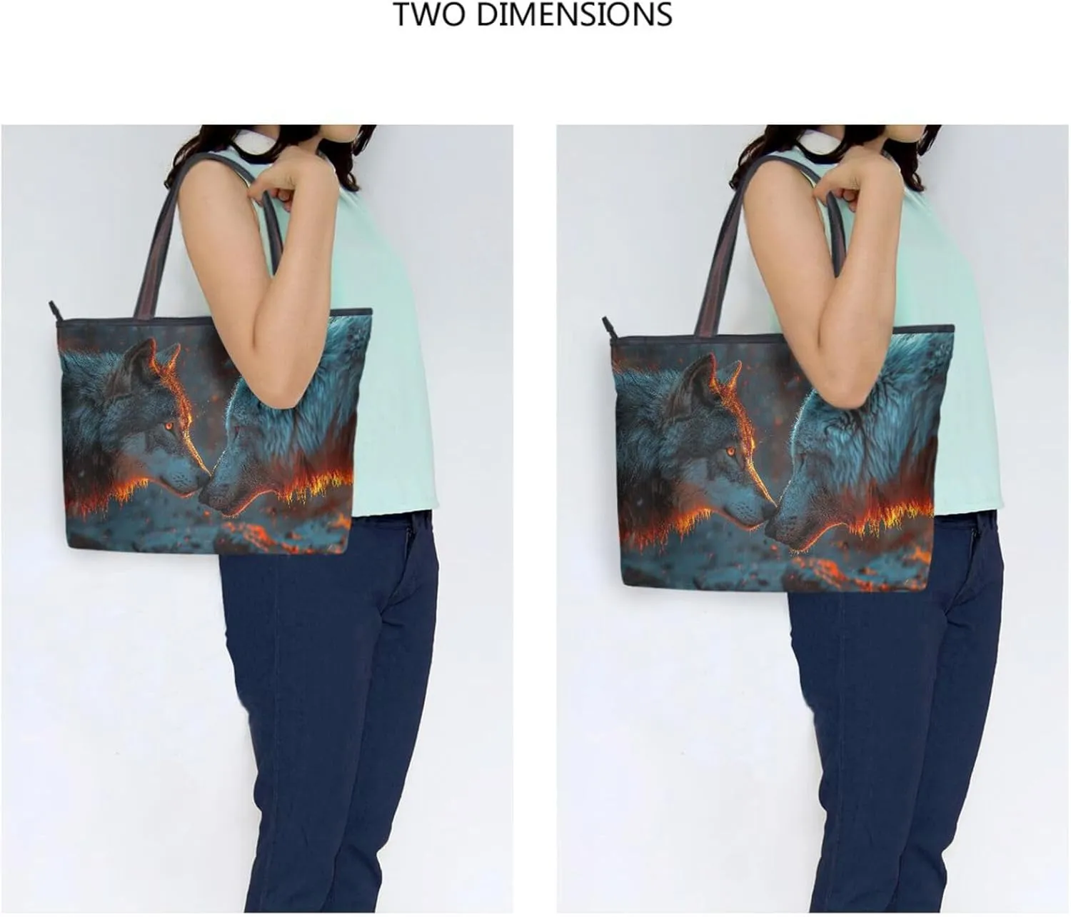 ALAZA Vintage Rose Floral Women Tote Bag Handbag Large Capacity Shoulder Bags