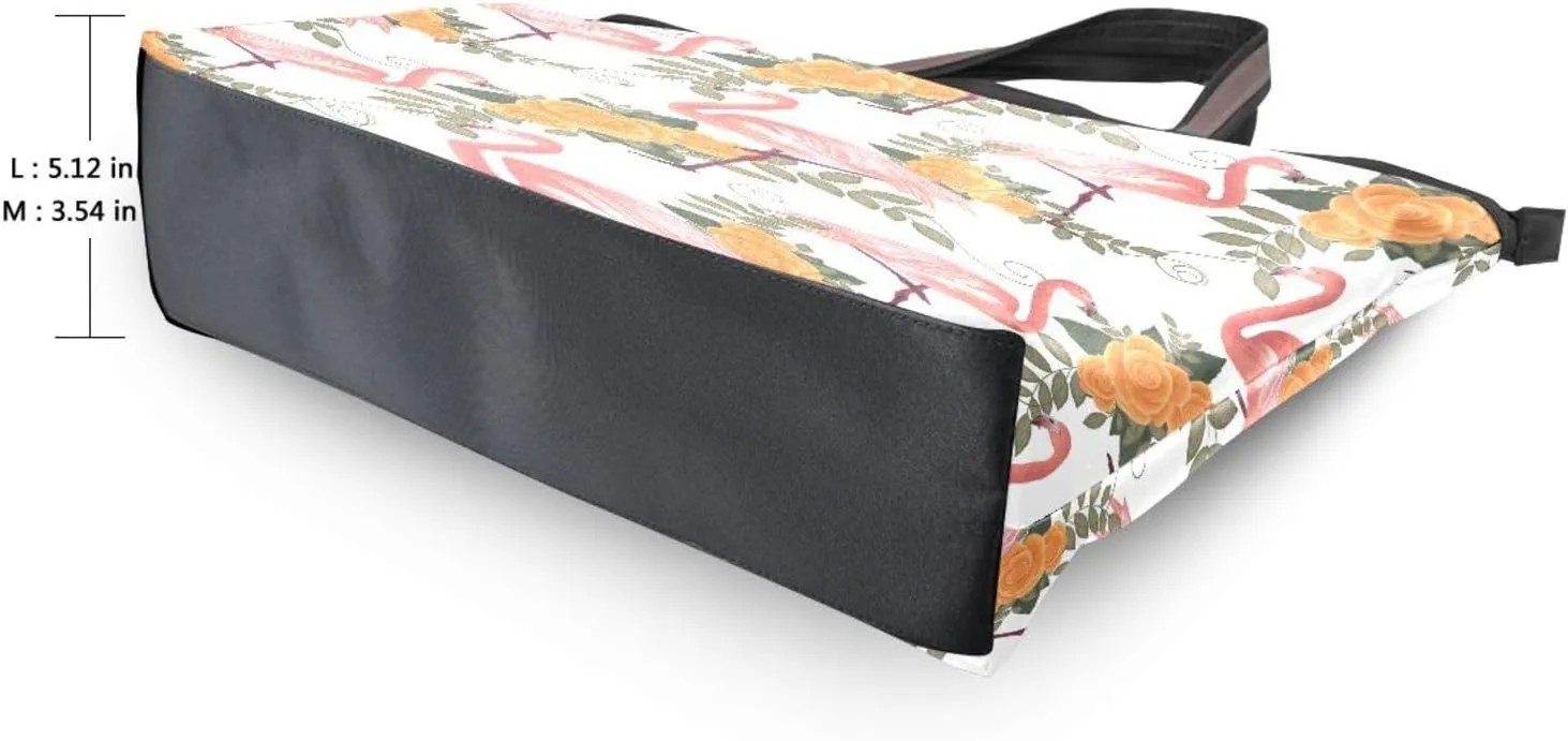 ALAZA Vintage Rose Floral Women Tote Bag Handbag Large Capacity Shoulder Bags
