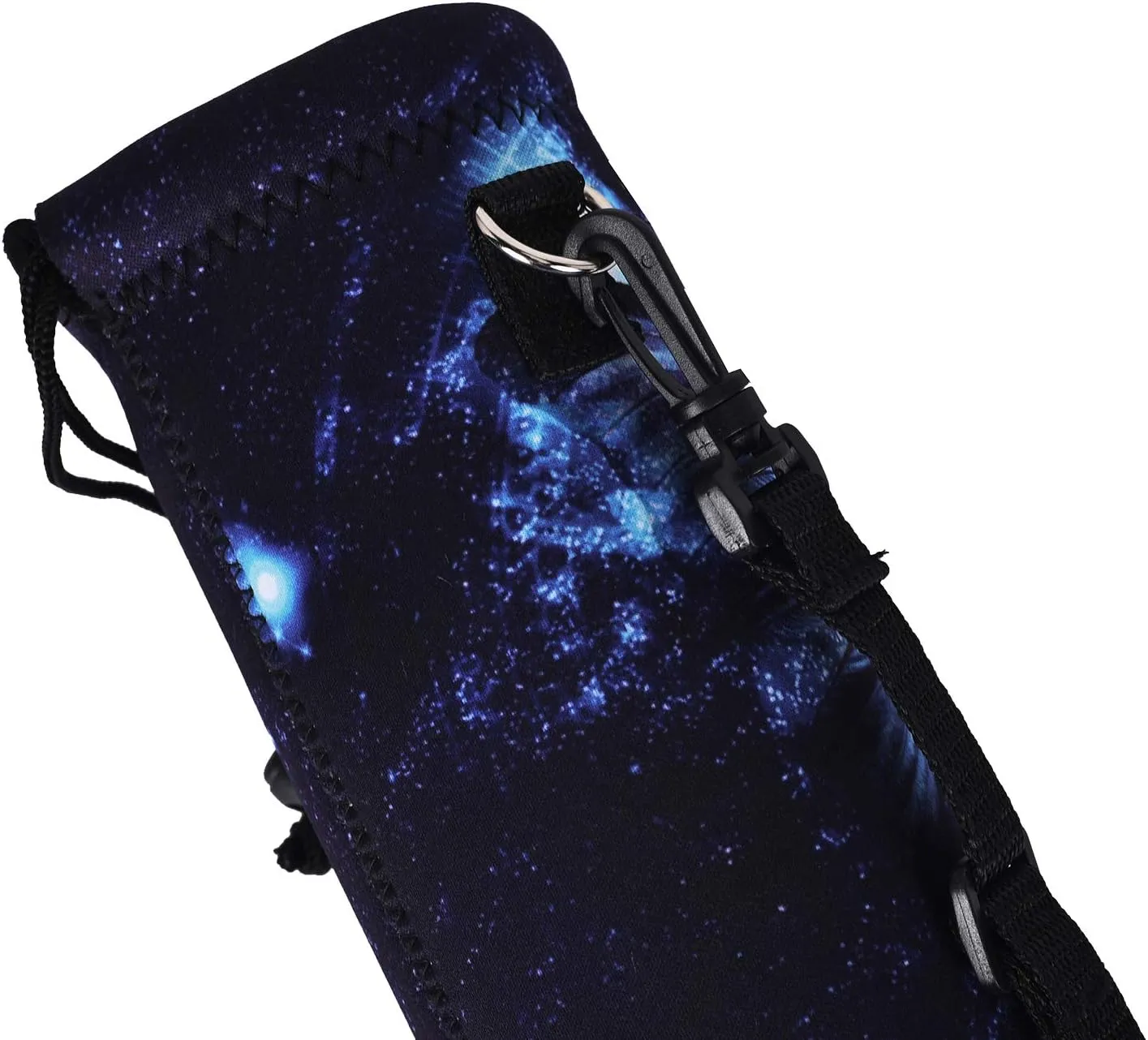 AMARY 750ML Neoprene Water Bottle Carrier Bag with Adjustable Shoulder Strap,Insulated Water Bottle Cover for Stainless Steel/Glass/Plastic Bottles 24OZ (Butterfly-1)