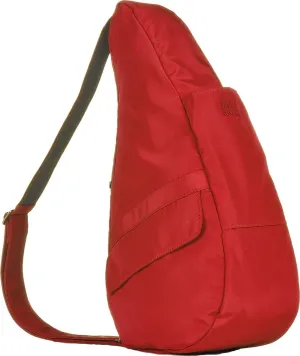 AmeriBag 17" Microfiber Crossbody Sling Healthy Back Bag (Red)