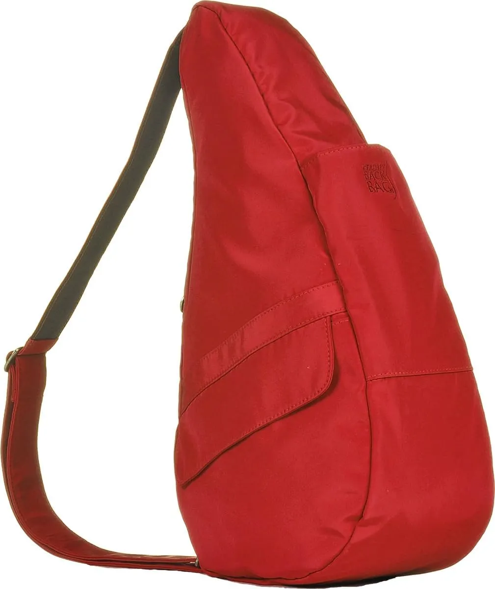 AmeriBag 17" Microfiber Crossbody Sling Healthy Back Bag (Red)