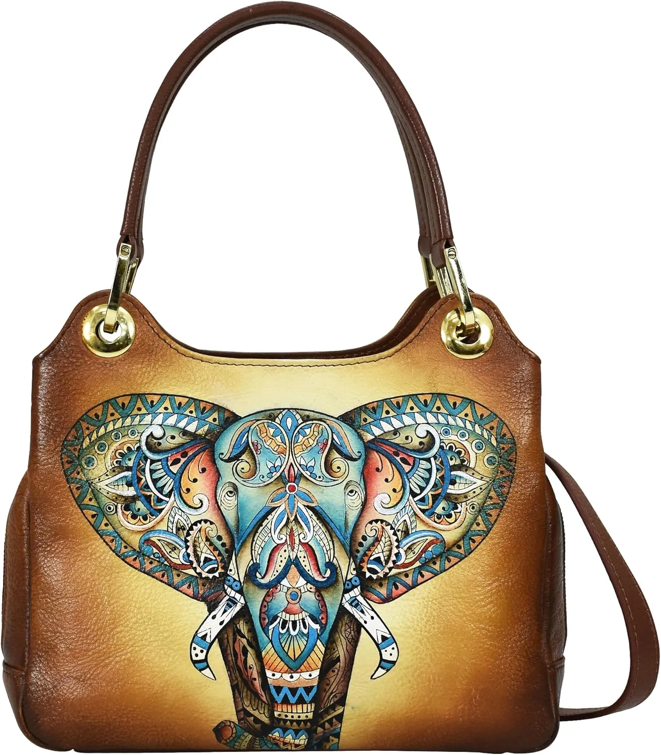 Anuschka Satchel with Crossbody Strap-708