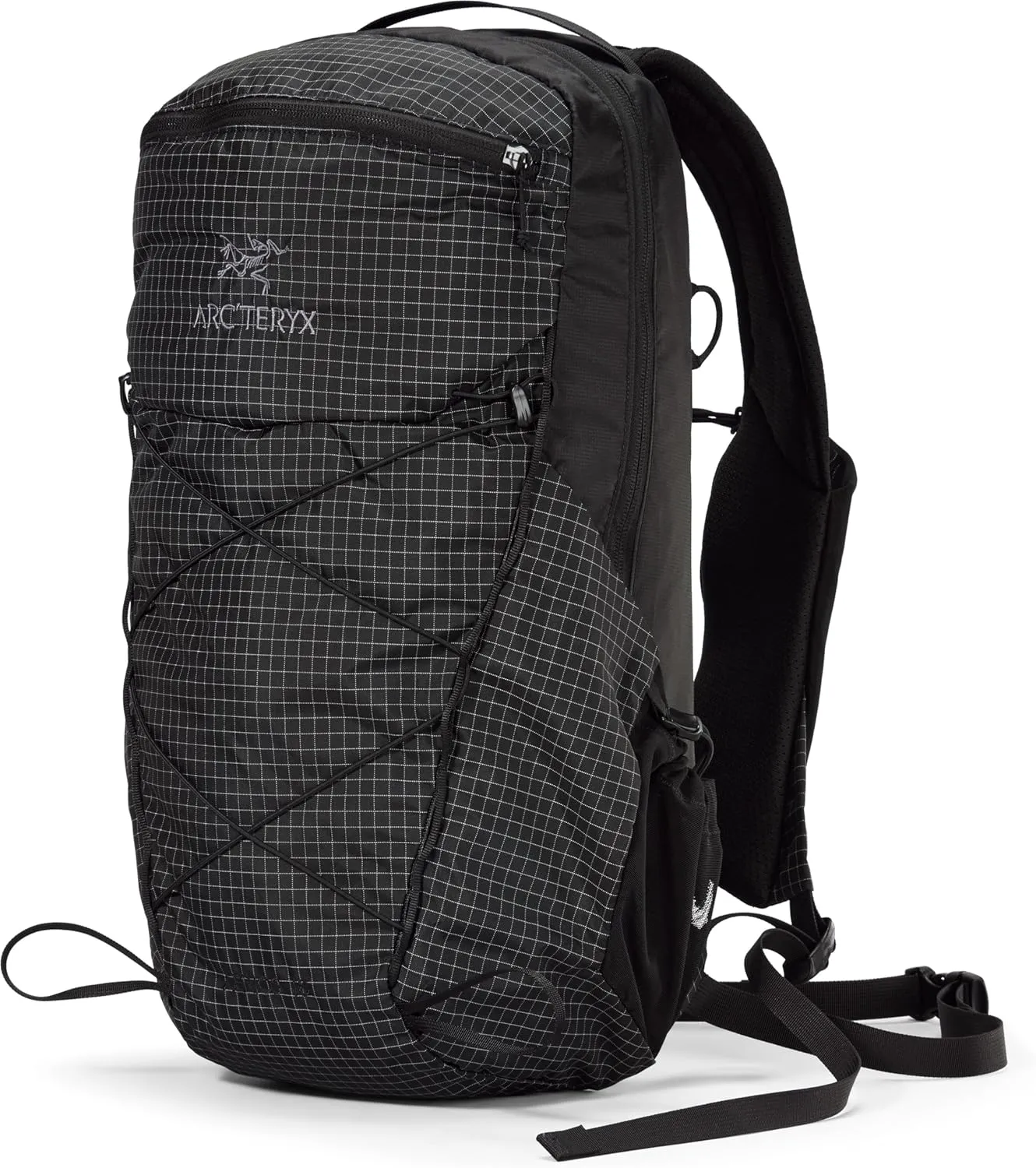 Arc'teryx Aerios 18 Backpack | Ultralight 18L Daypack with a Customizable Fit - Redesign | Black, Regular