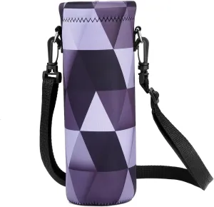 AUPET Water Bottle Carrier,Insulated Neoprene Water bottle Holder Bag Case Pouch Cover 1000ML or 750ML,Adjustable Shoulder Strap, Great for Stainless Steel and Plastic Bottles