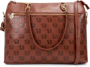 Badgley Mischka Madalyn Vegan Leather Travel Tote Weekender Bag