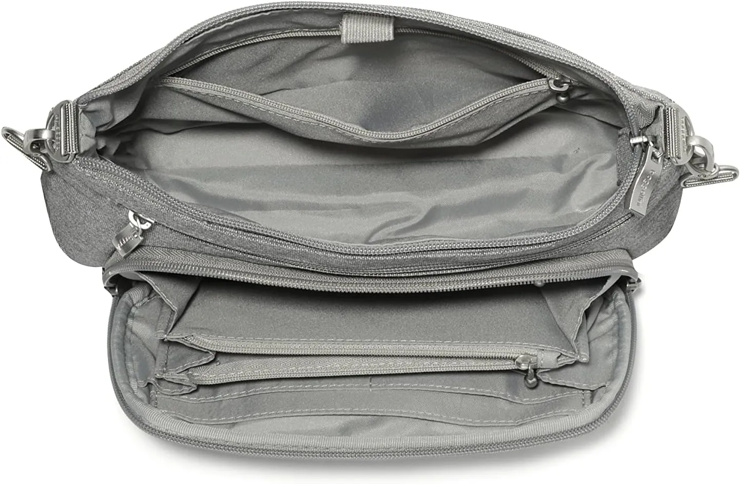 Baggallini Original Everyday 11x 7.5 Crossbody Bags for Women RFID Protected Lightweight Nylon Zippered Travel Purse