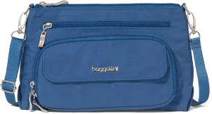 Baggallini Original Everyday 11x 7.5 Crossbody Bags for Women RFID Protected Washable Lightweight Nylon Zippered Travel Purse