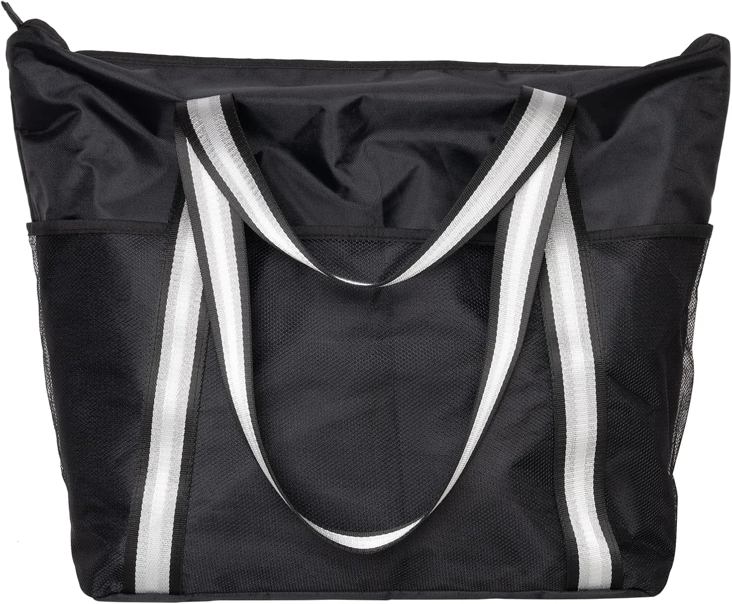 Beach Bag XL Mesh Beach Bag, Mesh Tote with Pockets Ideal for Your Family Trip Waterproof Causal Hobo Pool Bags