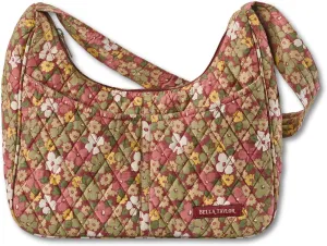 Bella Taylor Blakely - Hobo Shoulder Bag for Women - Lightweight Quilted Fabric Purse with Pockets