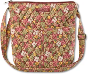 Bella Taylor Hipster Crossbody Purse for Women | Medium Size Shoulder Bag with Adjustable Strap
