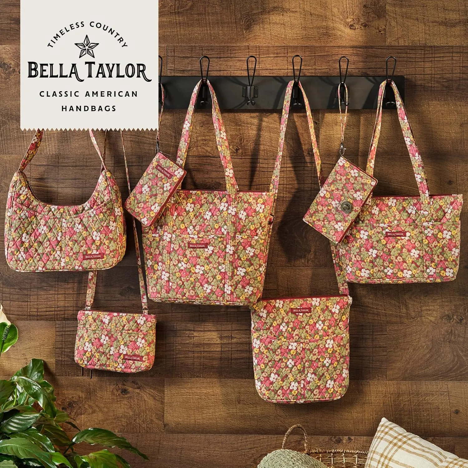 Bella Taylor Hipster Crossbody Purse for Women | Medium Size Shoulder Bag with Adjustable Strap