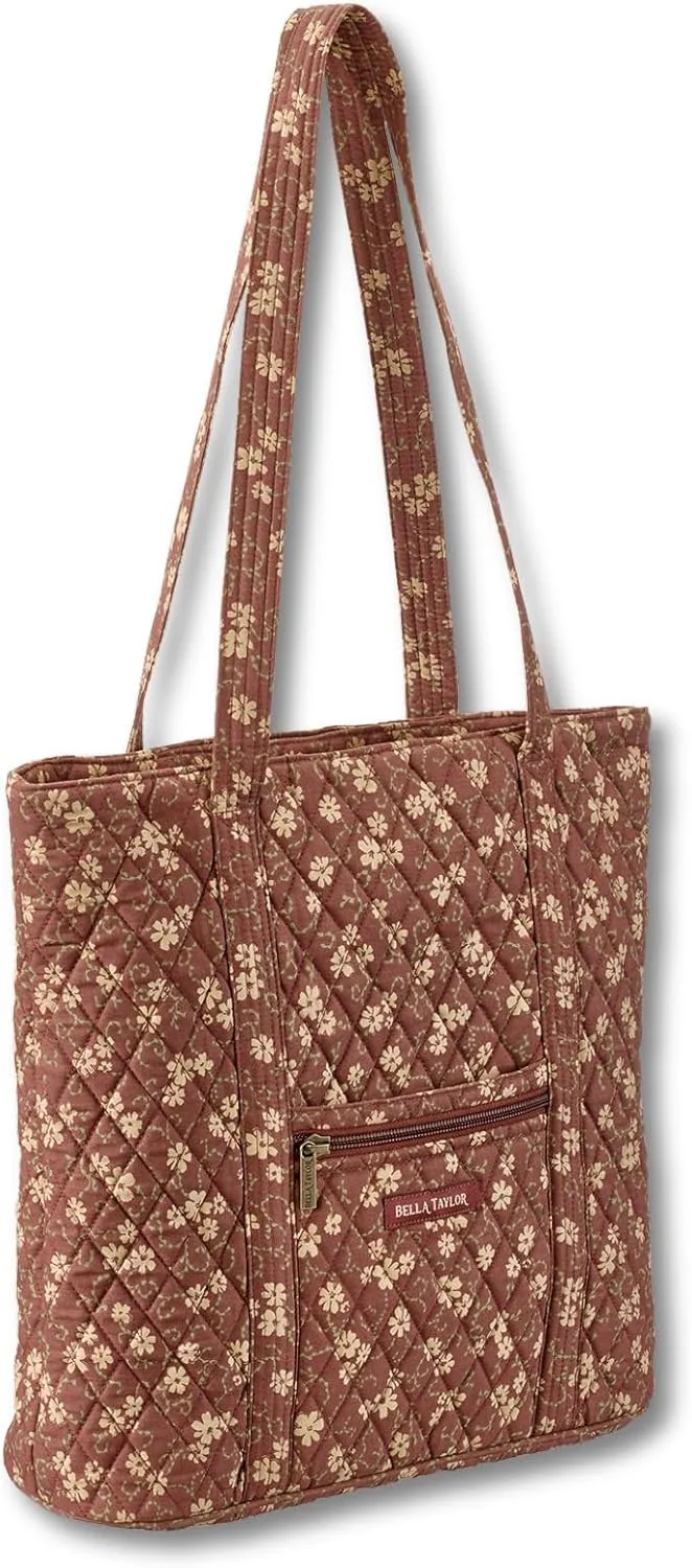 Bella Taylor Large Tote | Lightweight Quilted Fabric Tote Bags for Women