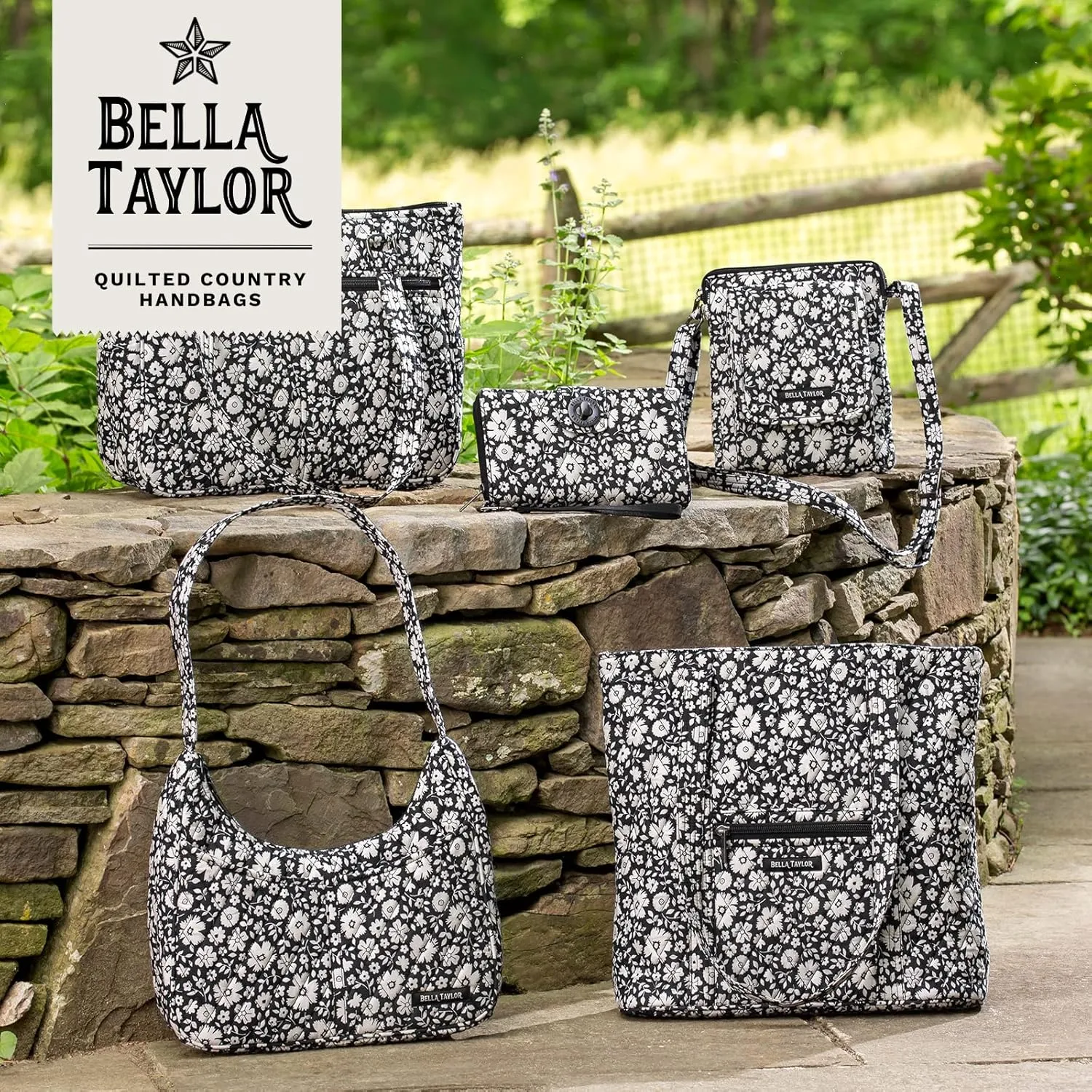 Bella Taylor Mini Crossbody Purse with Built In Wallet