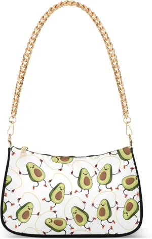 Black White Penguin Cute Purse Bag Hobo Formal Purse Women Small Handbag Chain Shoulder Strap