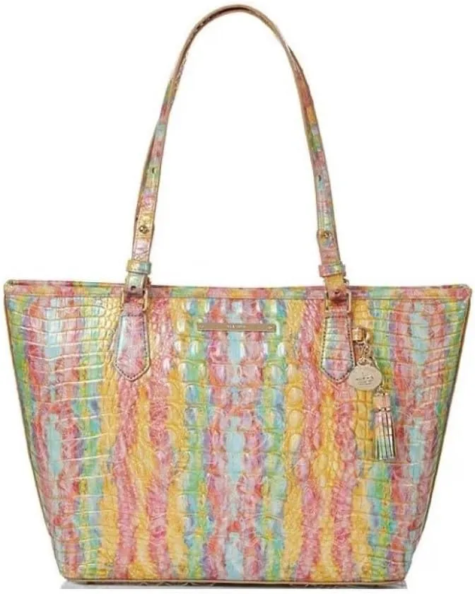 BRAHMIN Melbourne Medium Asher Tote Saltwater Taffy One Size