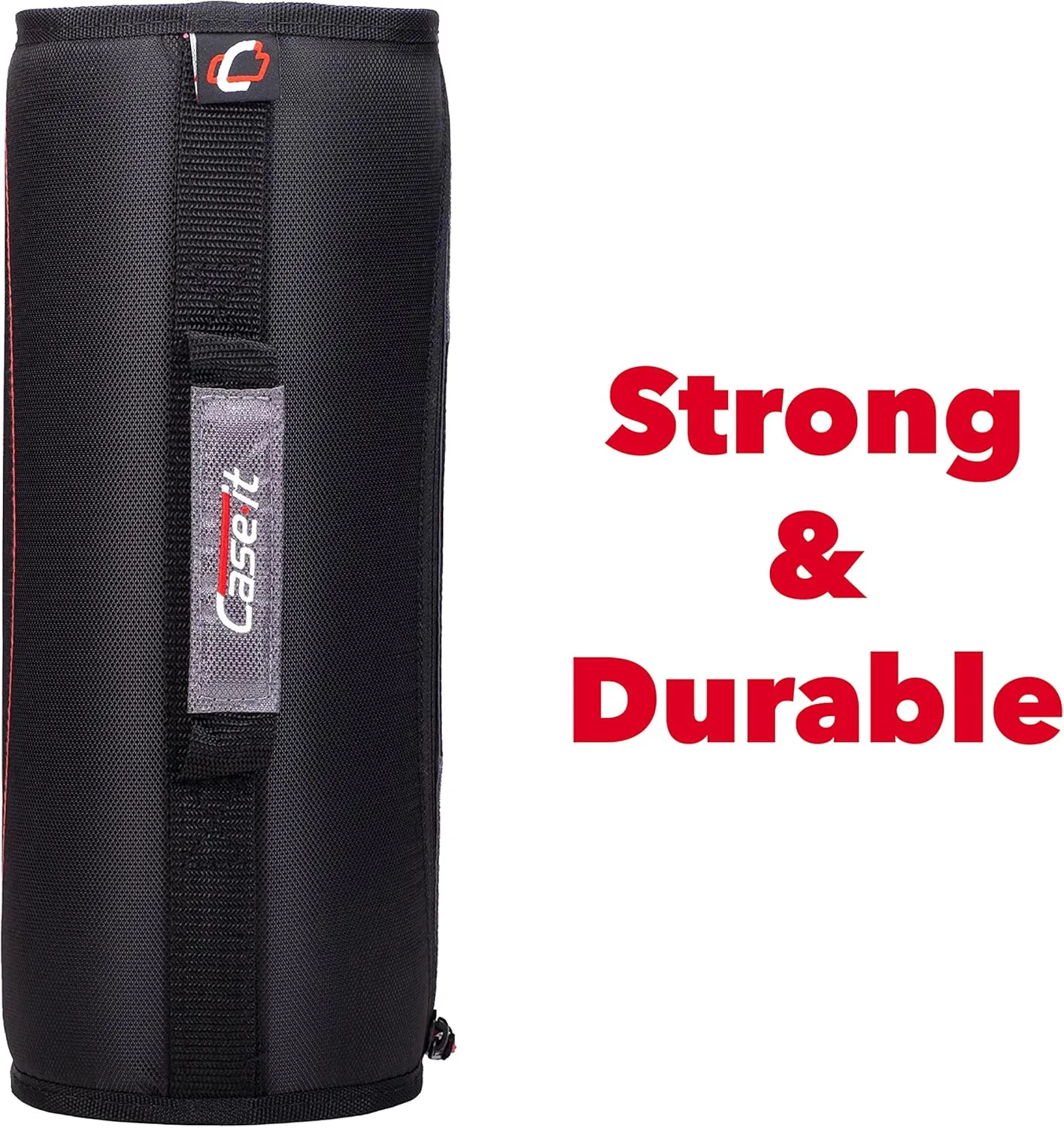 Case-it The King Sized Zip Tab Zipper Binder - 4 Inch D-Rings - 5 Subject File Folder - Multiple Pockets - 800 Sheet Capacity - Comes with Shoulder Strap - Deep Purple D-186 (4 Pack)