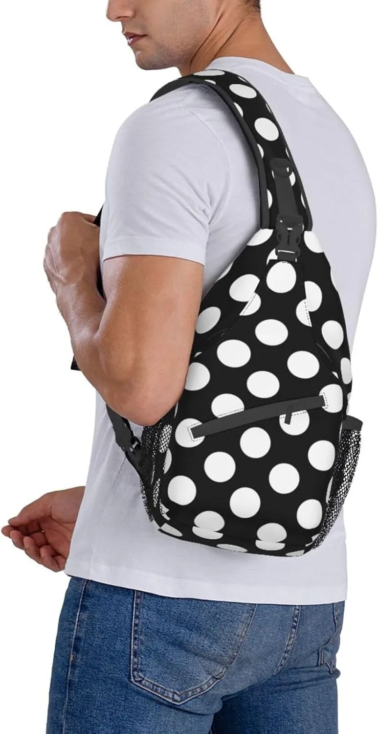 Casual Sling Bag for Women Men Travel Crossbody Sling Backpack Small Chest Shoulder Bag Gym Sports Hiking Daypack