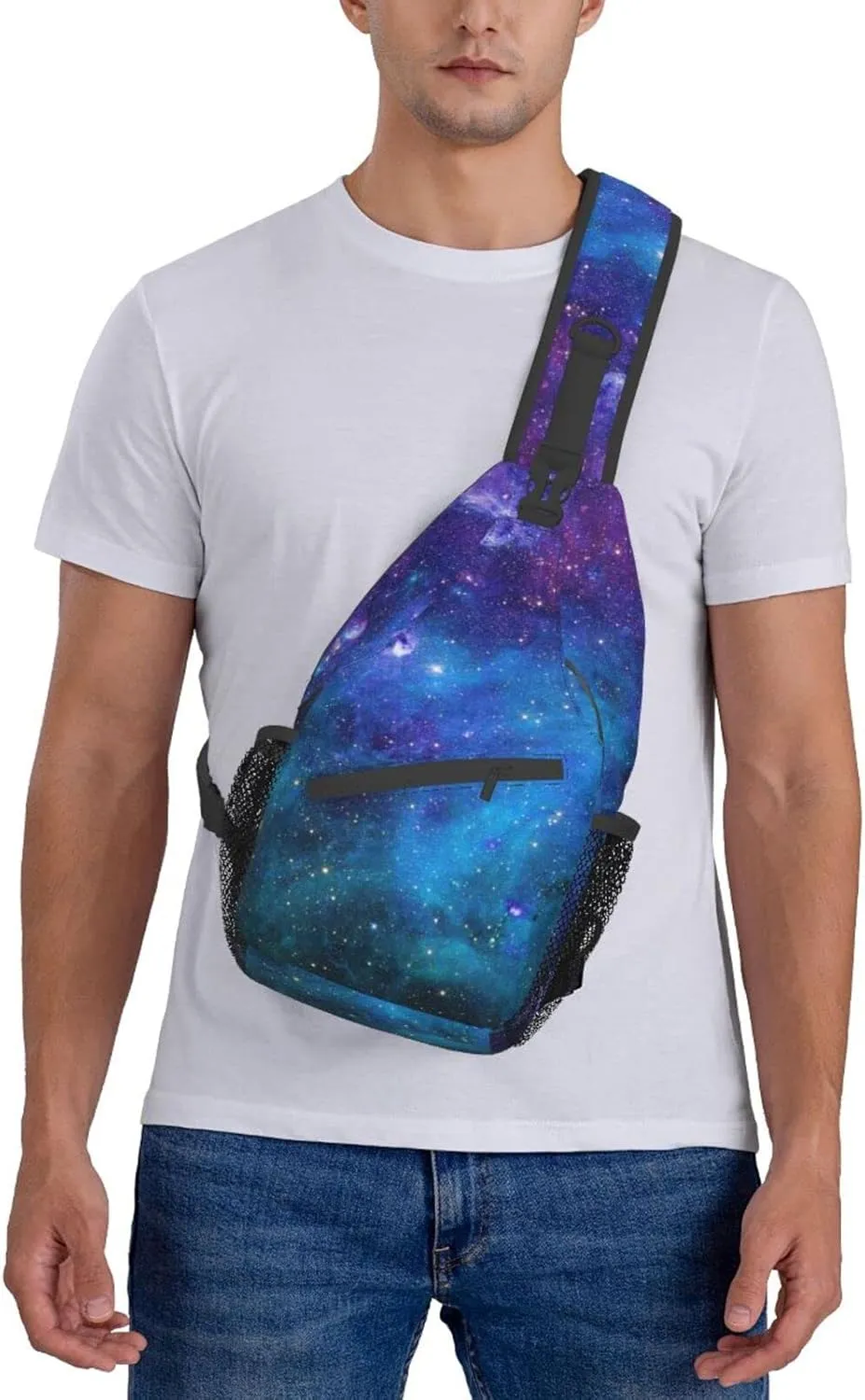 Casual Sling Bag for Women Men Travel Crossbody Sling Backpack Small Chest Shoulder Bag Gym Sports Hiking Daypack