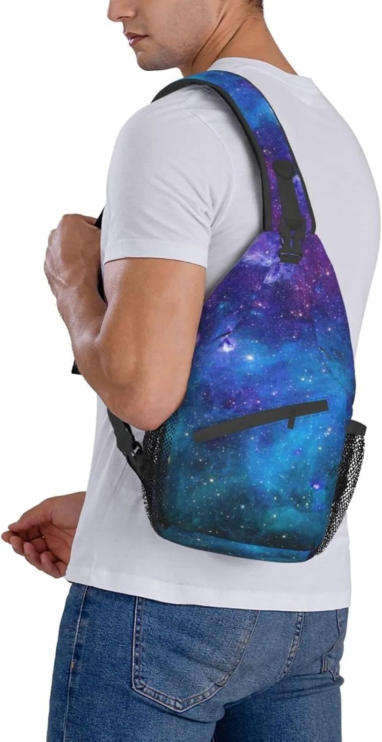 Casual Sling Bag for Women Men Travel Crossbody Sling Backpack Small Chest Shoulder Bag Gym Sports Hiking Daypack