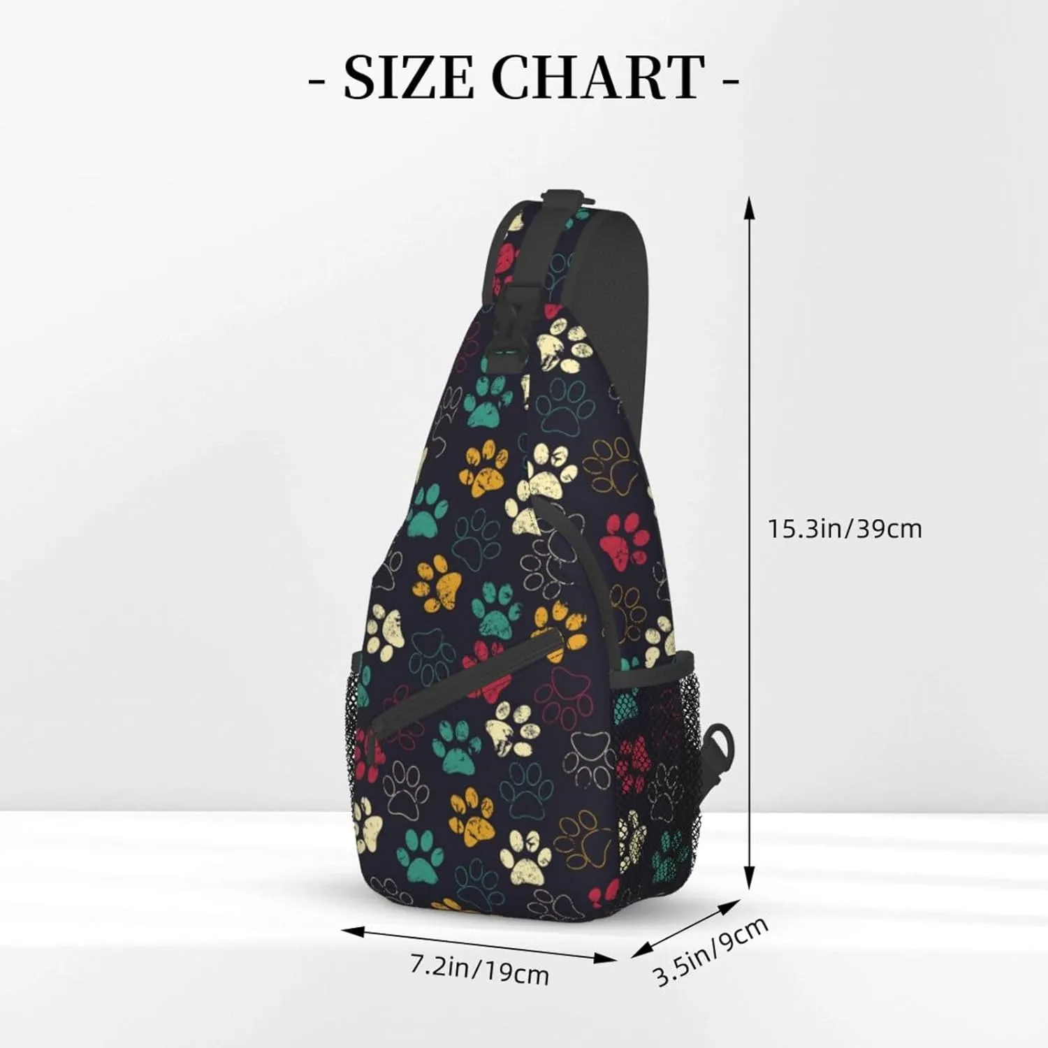 Casual Sling Bag for Women Men Travel Crossbody Sling Backpack Small Chest Shoulder Bag Gym Sports Hiking Daypack