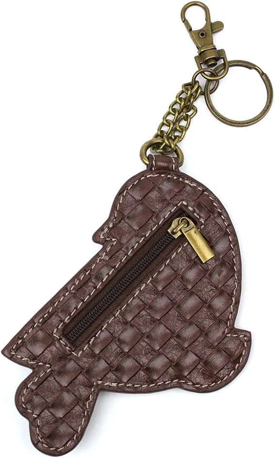 CHALA Charming Crossbody Bag With Flap Top | Flap and Zipper Cross-Body Purse or Shoulder Handbag with Metal Chain - Pink