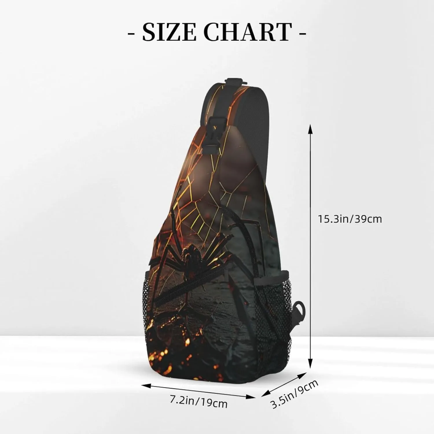 Cobwebs With A Spider Sling Bag Backpack For Men Cross Chest Bag Crossbody Shoulder Bag Travel Hiking Daypack