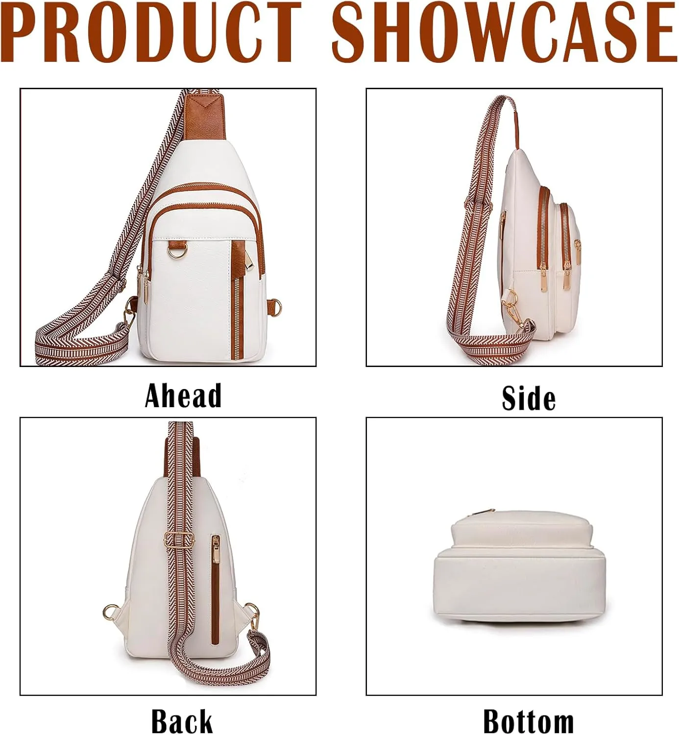 Cross Body Bags for Woman Men Sling Bag Chest Bag with Adjustable Strap Crossbody Handbags Women's Crossbody Bags