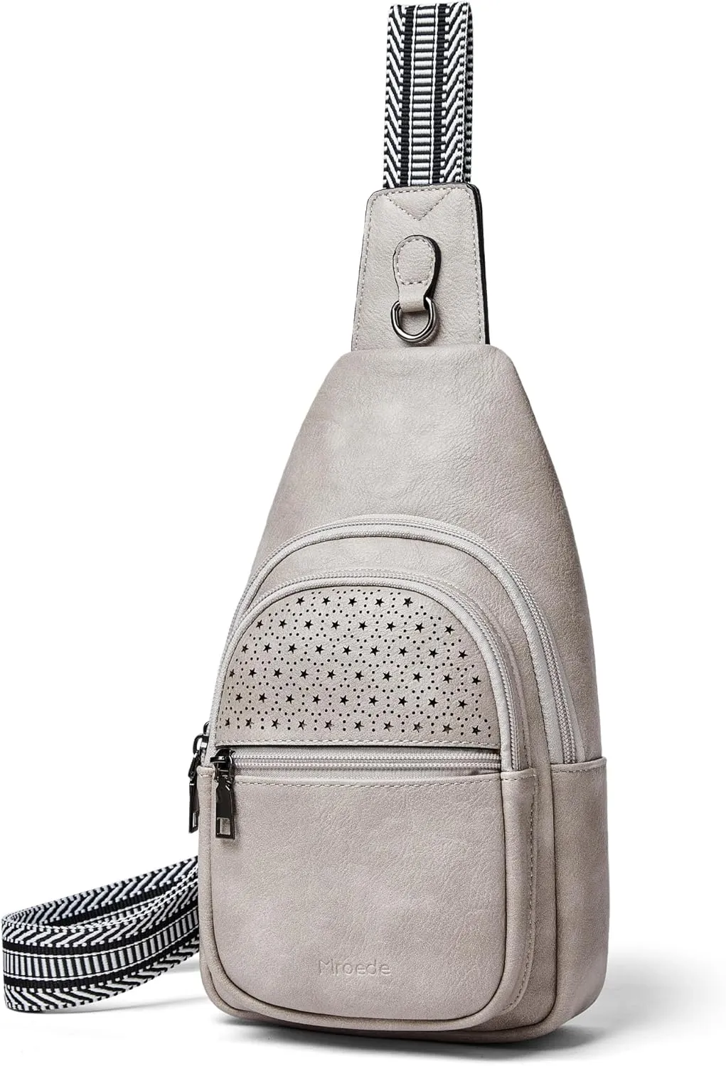 Crossbody Bags for Women 4-Pockets Sling Bag Fanny Pack Chest Purse Backpack Casual Daypacks Travel Shopping