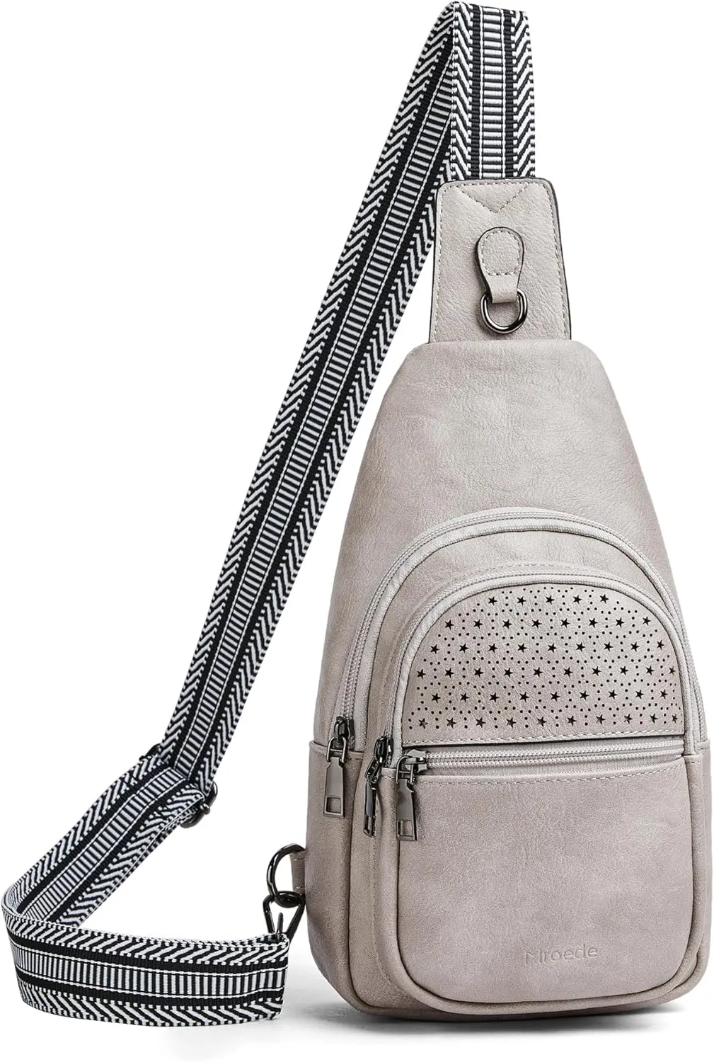 Crossbody Bags for Women 4-Pockets Sling Bag Fanny Pack Chest Purse Backpack Casual Daypacks Travel Shopping