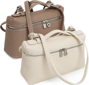 Crossbody Bags for Women,Small Top-Handle Pouch Purse Designer,Chic Handbags Shoulder Bag with Detachable Strap