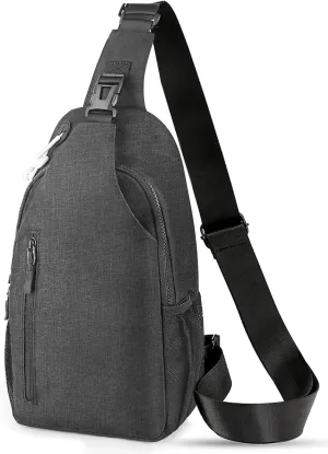 Crossbody Sling Bag for Women & Men, Waterproof Sling Backpack, Lightweight Shoulder Chest Bag for Hiking, Travel
