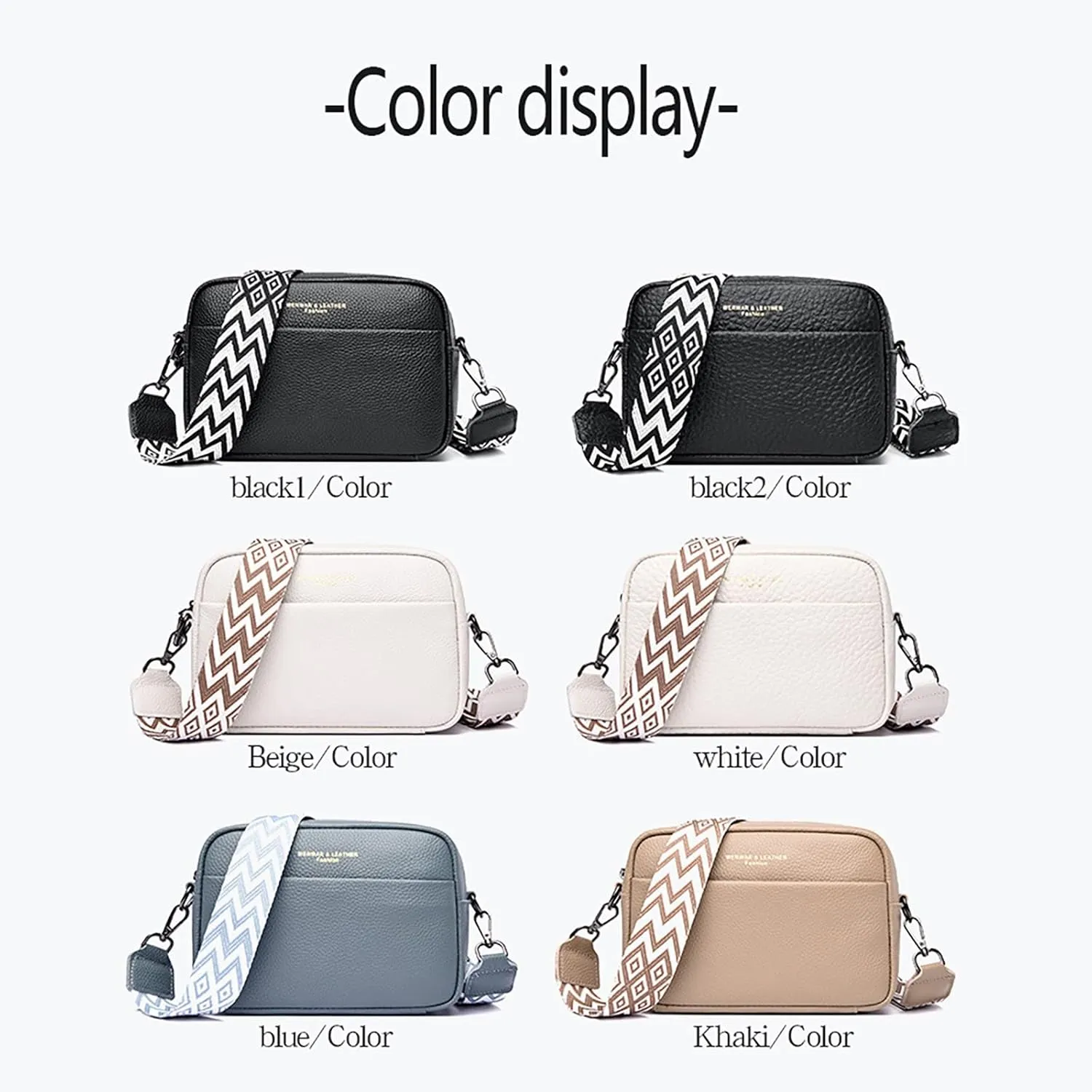 Crossbody Waterproof Trendy Bag for Men Women Cell Phone Chest Bags for Travel Work Gym Handbag with Zipper