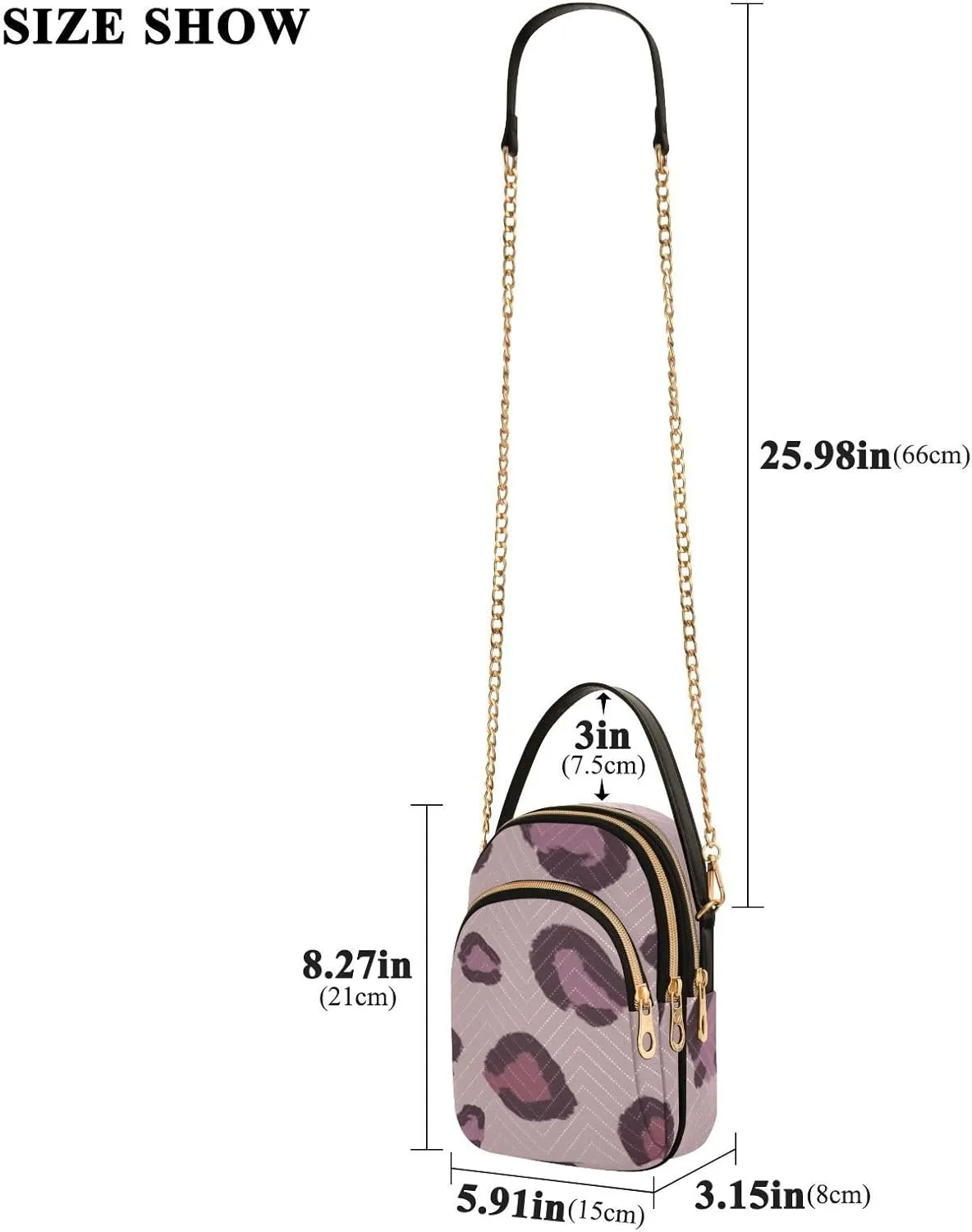 Crossbody Womens Purses and Handbags with Detachable Leather Chain Shoulder Strap(Yellow