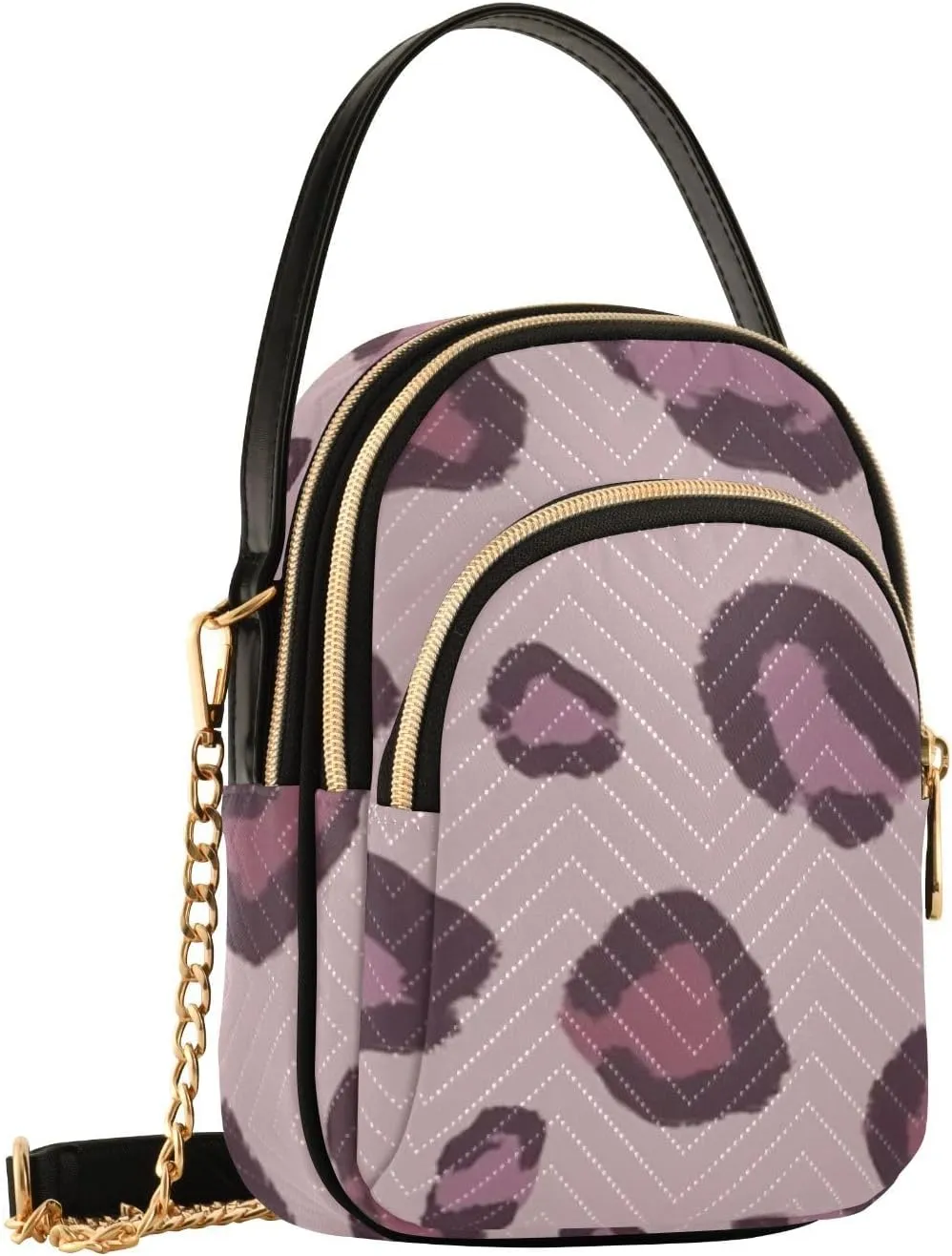 Crossbody Womens Purses and Handbags with Detachable Leather Chain Shoulder Strap(Yellow
