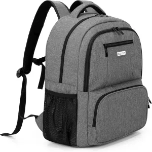 CURMIO CPAP Travel Backpack - Compatible for ResMed AirSense & Philips System One, Carry On Bag for CPAP Machine & Supplies, Gray, Patent Design