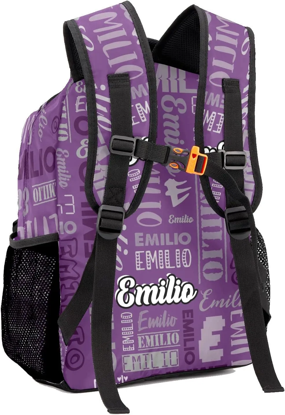 Custom Backpack School Bag for Girls Boys Kids, Personalized Bookbag with Name, Customize Elementary Book Bag Back Pack, Fashion, Waterproof, Adjustable Shoulder Straps, 1 Pack