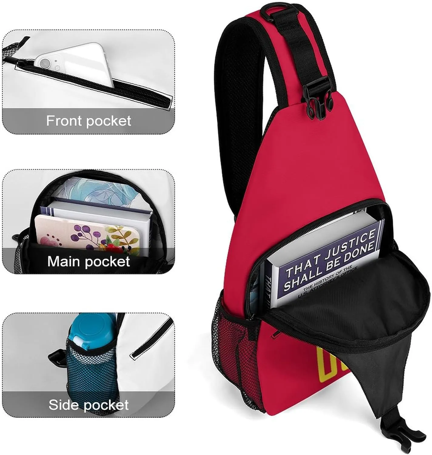 Custom Belgium Sling Bag,Soccer Chest Bag,Personalized Any Name Number Crossbody Backpack,Cycling Travel Daypack For Men Women