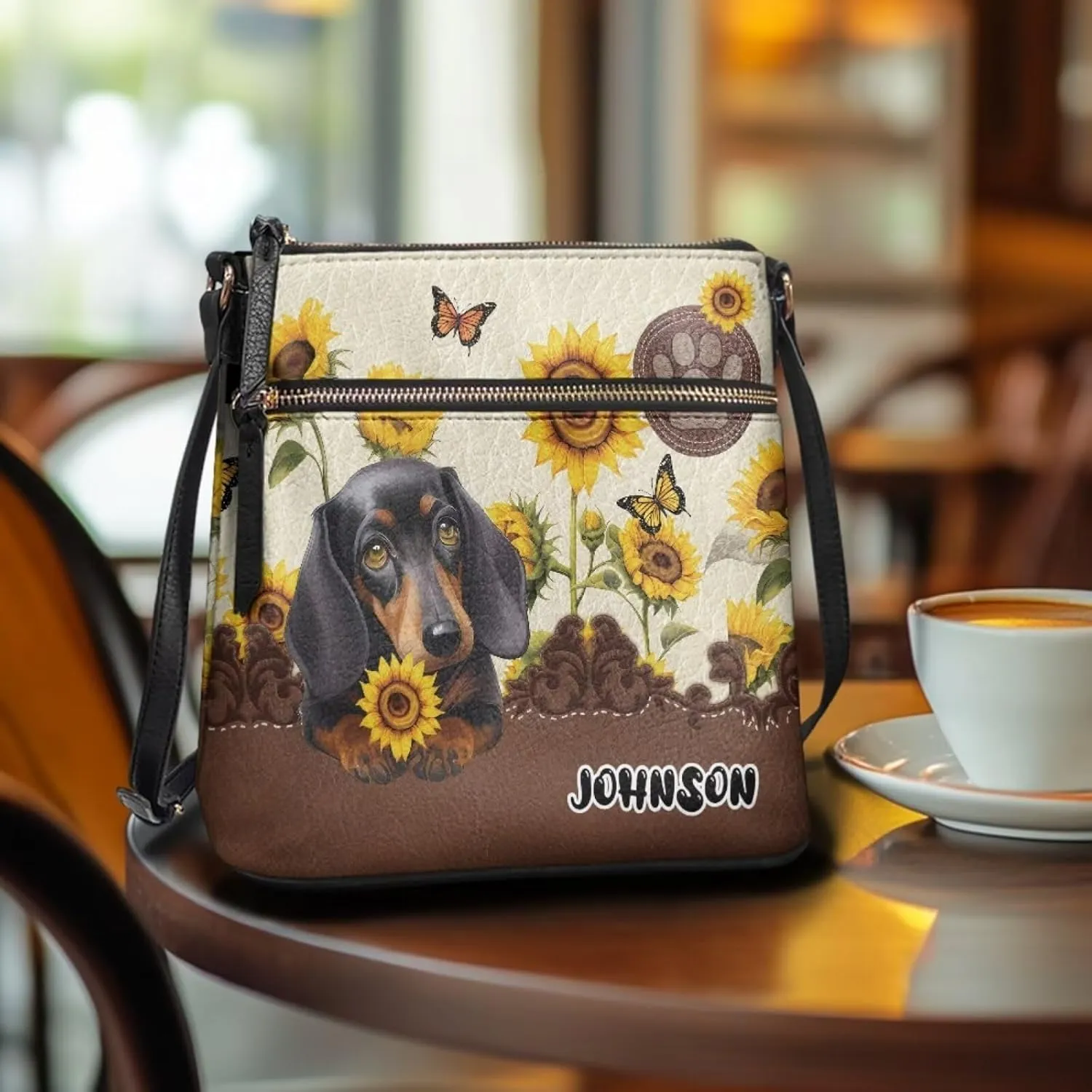 Customized Crossbody Bag for Women Leather Crossbody Purse Handbag Shoulder Bag for Shopping Dating