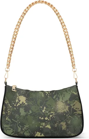 Cute Print Colorful Small Cute Purse Hobo Clutch Bag Women Vintage Handbags Chain Ladies Shoulder Bag