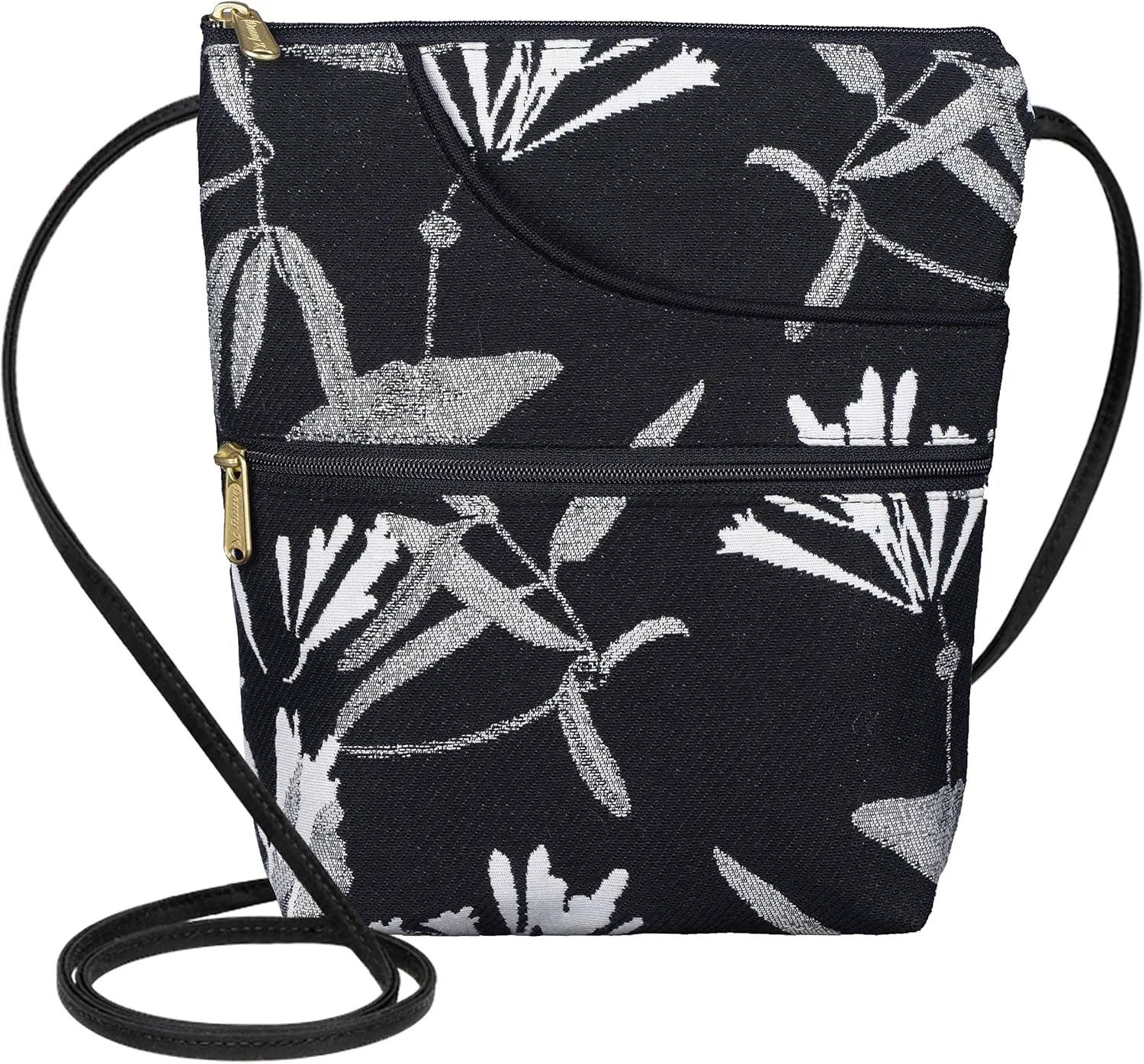 Danny K. Women's Tapestry Bella Purse Crossbody Handbag, Adjustable Cord, Handmade in USA